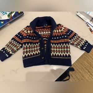 Janie and Jack - Colorful Knit Cardigan Sweater